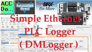 Simple Ethernet Do-More PLC Logger DMLogger