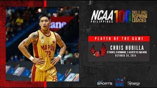 Player of the Game - Chris Hubilla vs San Beda Red Lions | NCAA Season 100