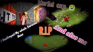 I R.I.P In Minecraft | Bcoz world Cup Defeated