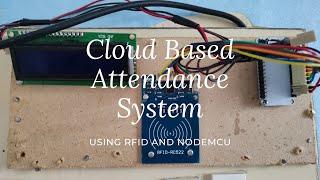 IOT based RFID Attendance System | Prototype Model