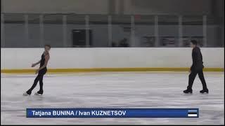 Tatjana Bunina/Ivan Kuznetsov Kontrollvõistlus 2020 FD