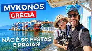 CRUZEIRO NA GRÉCIA! O Que Fazer em Mykonos, a Ilha das Festas e Praias, Little Venice e Cata-Ventos