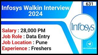 Infosys Walkin Interview 2024 | Typing Jobs | Data Entry Jobs | Full Time Jobs