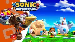 Una manca juega al modo dificil de sonic superstars!!-Sonic superstars historia de trips 01