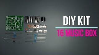 DIY KIT 16 Music Box/Сделай сам музыкальная шкатулка