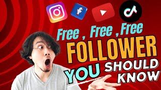 How To Get Free Instagram, Facebook, TikTok, And Youtube Follower || Free, Free, Free #freefollowers