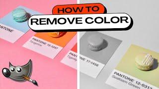 How to Remove or Change Specific Colors in GIMP