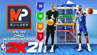 CINCO OFFICIAL NBA 2K21 BUILD - IRL DEMIGOD SLASHER BUILD - BEST SHOOTING GUARD BUILD