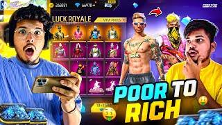 FREE FIRE NEW LUCK ROYALE ALL RARE AND OLD BUNDLES IN 100 DIAMONDS -GARENA FREE FIRE