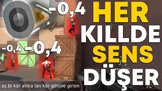 10 SENS ile demir elo AMA kill alırsam hassasiyetim azalıyor /VALORANT/