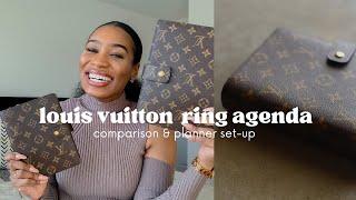 Louis Vuitton Agendas | Medium v. Large Comparison | Planner Setup + Flip Through | Worth The Hype?