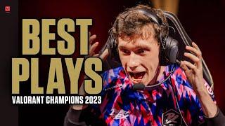 TOP 10 Plays of Valorant Champions 2023 | BEST HIGHLIGHTS!