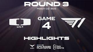 Highlights DK vs T1 - Game 4 | Playoffs R3 | LCK Mùa Hè 2024 [01.09.2024]