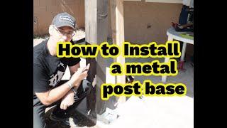 How to replace a house post