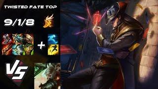 TOP Twisted Fate vs Riven - NA Challenger Patch 14.13