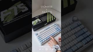 Unboxing ASMR ‍ Mechanical Keyboard (Epomaker x Aula F75) Creamy typing sounds #keyboard