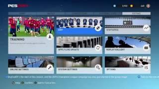 PES 2017 - How to export/import team data. Xbox One.