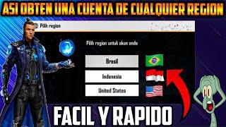 COMO CAMBIAR DE REGION EN FREE FIRE 2021 ACTUALIZADO || ENERO FACIL Y RAPIDO