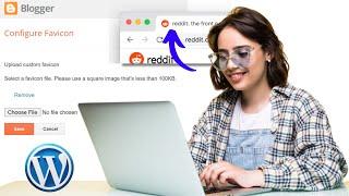 How To Create And Add a Custom Favicon In Blogger 2024 | Custom Favicon | Create Wordpress Favicon