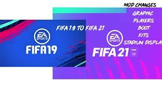 how to change fifa 19 to fifa 21 completely