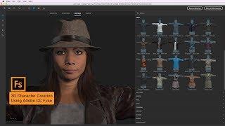 3D Character Creation Using Adobe CC Fuse