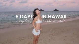 Hawaii Vlog  (everything I wore, ate & did in oahu)!