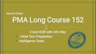 PMA Long Course 152|Initial Test Preparation|Intelligence Test|Analogy|Examples and Exercise|Second