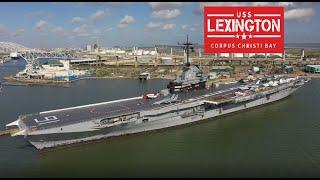 USS Lexington CV-16 World War II Aircraft Carrier Corpus Christi Texas