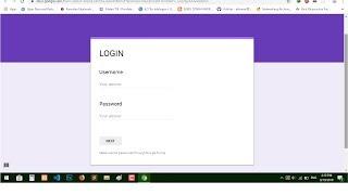 Membuat Sistem Login dan Token dengan Google Form