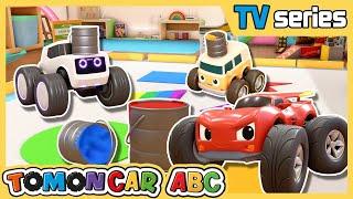 Draw shapes! Star, heart, square and?  | Tomoncar ABC Ep25 TV Series