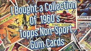 I Bought a collection of 1960’s Non Sports Trading Cards Topps Battle, The Beatles and More