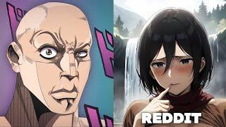 Attack on Titan | Anime vs Reddit | Rock reaction