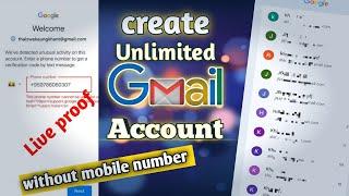 UNLIMITED GMAIL ACCOUNT WITHOUT NUMBER VERIFICATION || UNLIMITED GMAIL TRICK || TECH ROOK