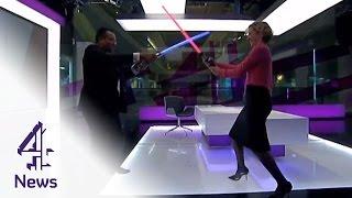 A Star Wars good night from Channel 4 News