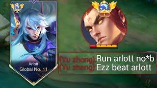 HOW TO DEAL AGAINST AGGRESSIVE GLOBAL YU ZHONG IN EXP | ARLOTT BEST BUILD 2024