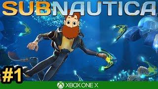 Subnautica Xbox One X - Into the Deep #1