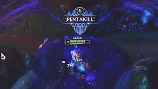 ¡PENTAKILL CON LA NUEVA SKIN DE AKALI!