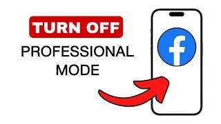 How to Turn Off Professional Mode on Facebook - 2024