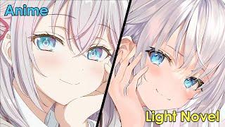 Roshidere Light Novel vs Anime Illustrations