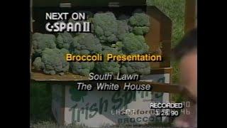 GEORGE BUSH HATED BROCCOLI: Special video montage of his comments and jokes about disliking broccoli