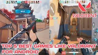 TOP 5 BEST GAMES LIKE VALORANT ON ANDROID