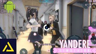 How to play yandere simulator in android(joyark)DL+