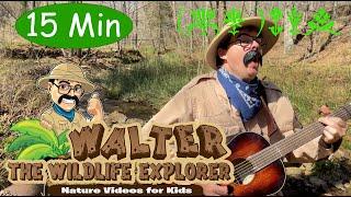 Educational Videos for Kids - Walter Finds Easter Eggs and a Guitar -  Fun Adventures with Songs