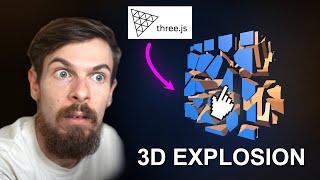 Awesome 3D Shattering Effect Tutorial | Next.js 14 with React Fiber THREE.js