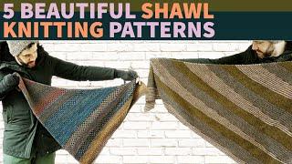5 Shawl Patterns You'll LOVE to Knit!