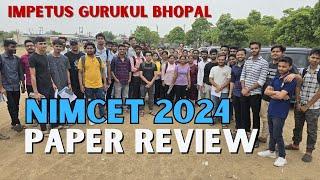 NIMCET 2024 detailed paper review | expected cutoff | paper level Impetus Gurukul | Study Strategies