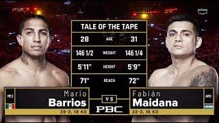 Mario Barrios vs Fabian Maidana | Fight Highlights | PBC on Prime Video