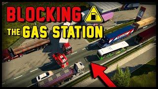 They are BLOCKING The Gas Station | TruckersMP Admin