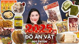 [REVIEW] 18 ĐỒ ĂN VẶT HOT TIKTOK | Dẻ sườn gác bếp Lan Nùng, Chân gà Bà Tuyết, Táo đỏ kẹp sữa..v..v