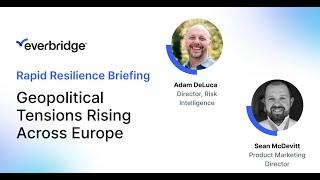 Geopolitical Tensions Rising Across Europe | Rapid Resilience